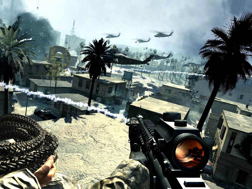 Call of duty modern на пк. РПК В Modern Warfare. Call of Duty 4: Modern Warfare Саддам. Скорпион Call of Duty Modern Warfare. Клаф оф дьюти 4 2006.